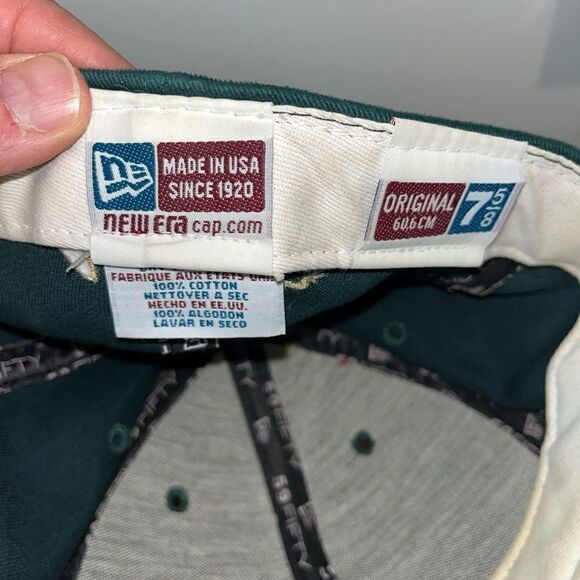 Cypress Point Club Golf Cap Hat Alister MacKenzie sewn Logo 7 5/8 Fitted Green. - Picture 5 of 6